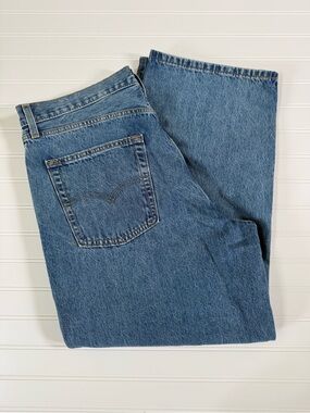Levi's Men's Straight Leg Jeans in Blue Denim
